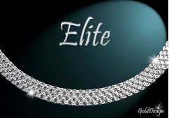 Elite - náramek rhodium